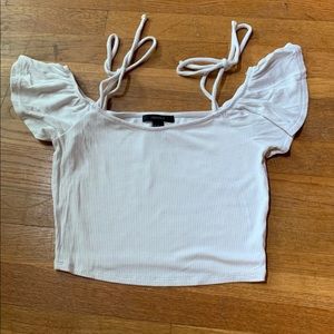 White Off Shoulder Top